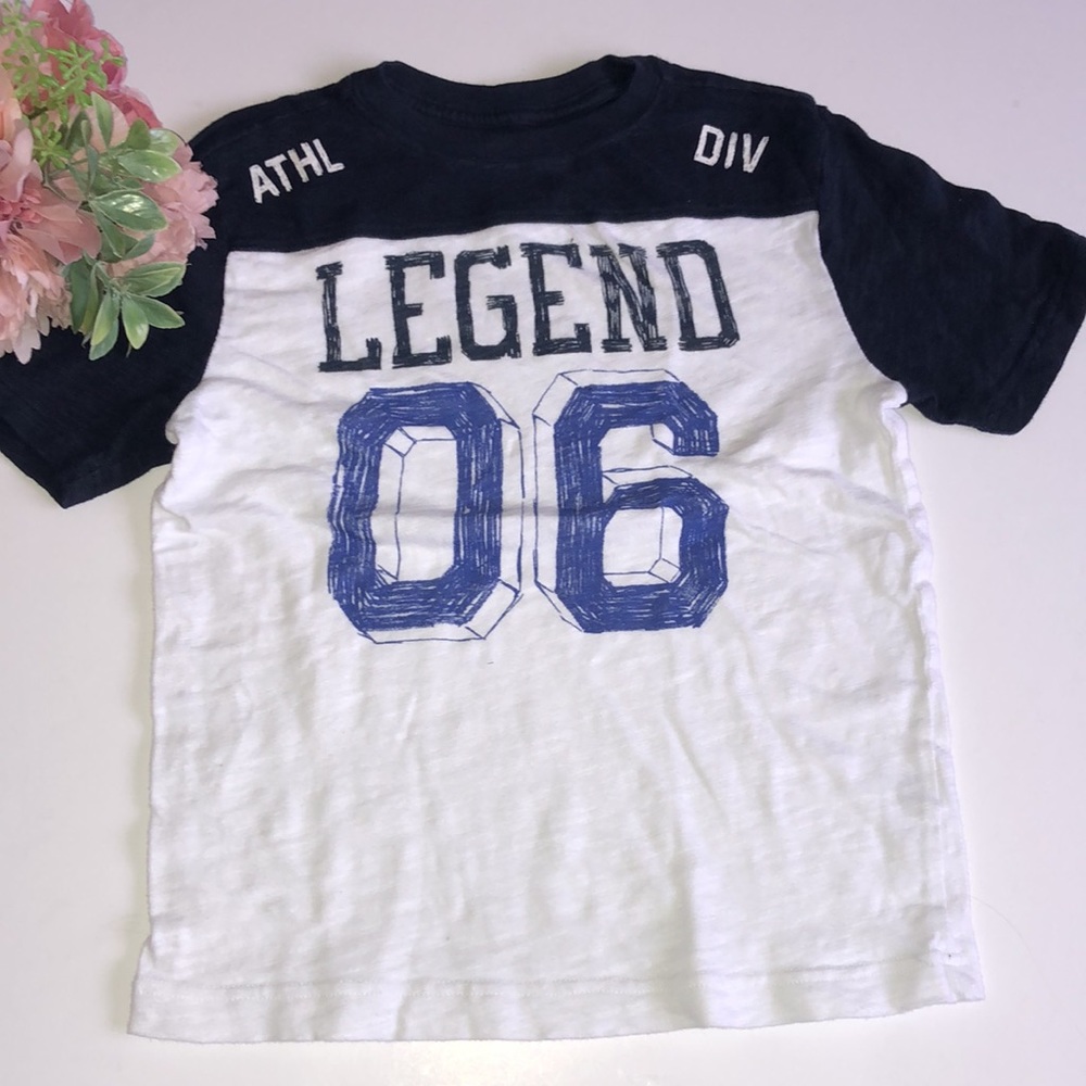 Gymboree Boys Legend T Shirt White and Blue 06 Legend Shirt Boys 8